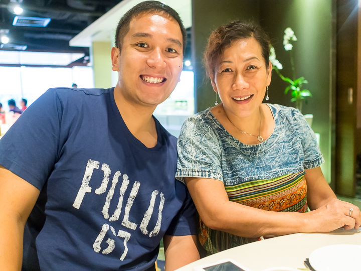 Papa with nian nian!