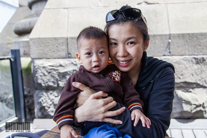 Having a drink and photo time!
