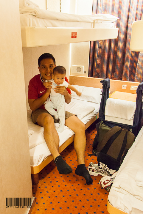 This is our bunk for the night