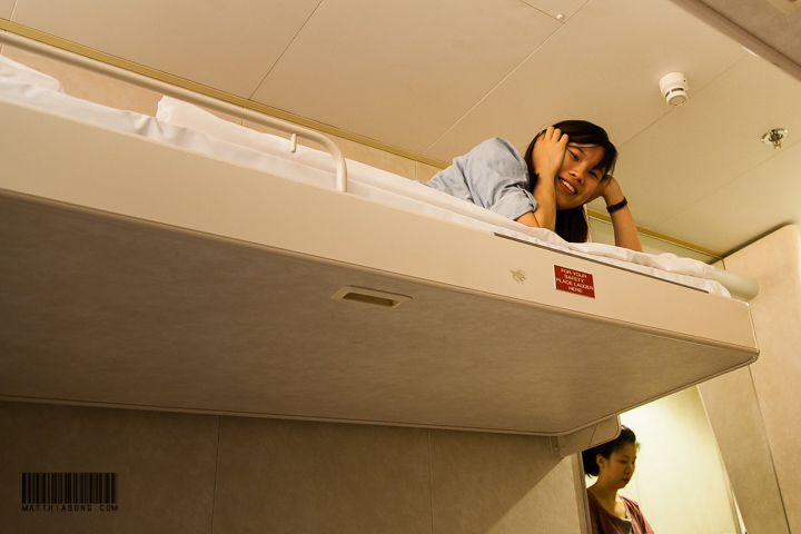 Yiyi is sleeping on top!